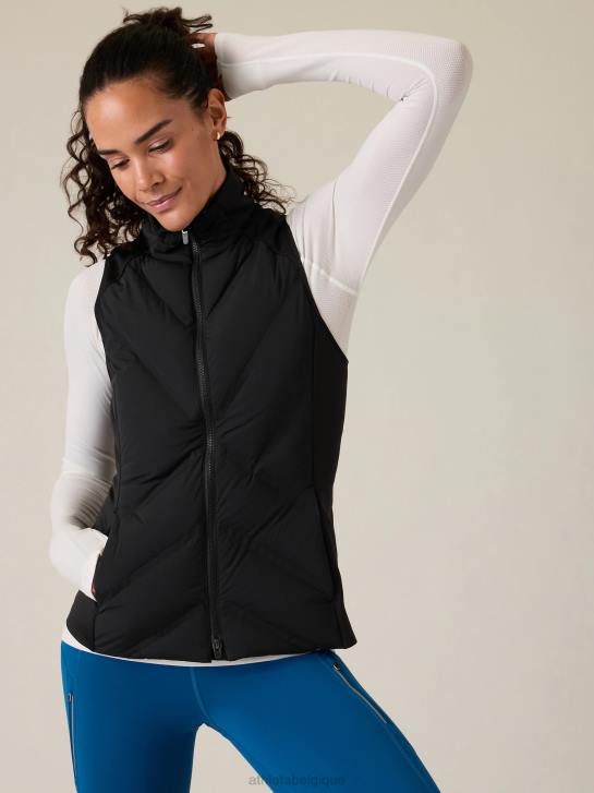 Athleta femmes gilet d'entrée JRTZ584 vêtements noir