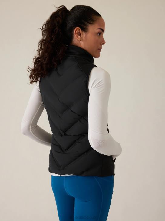 Athleta femmes gilet d'entrée JRTZ584 vêtements noir
