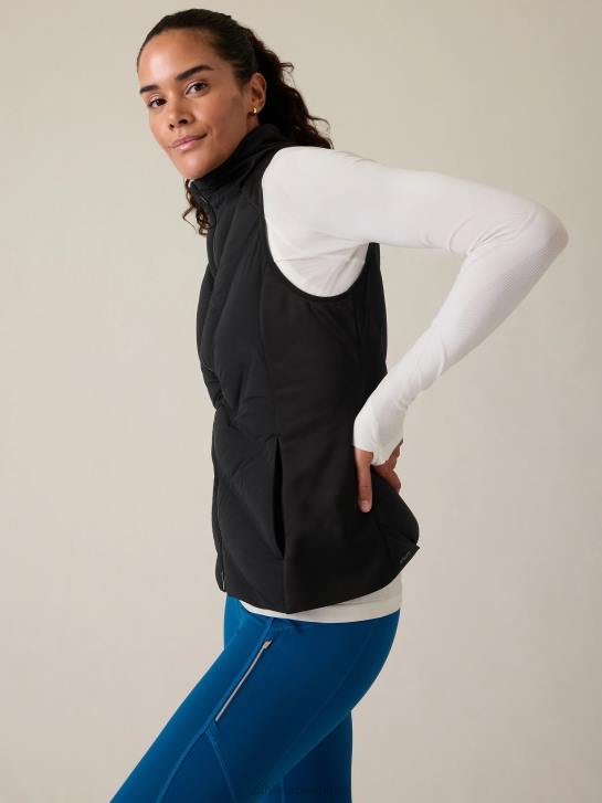 Athleta femmes gilet d'entrée JRTZ584 vêtements noir