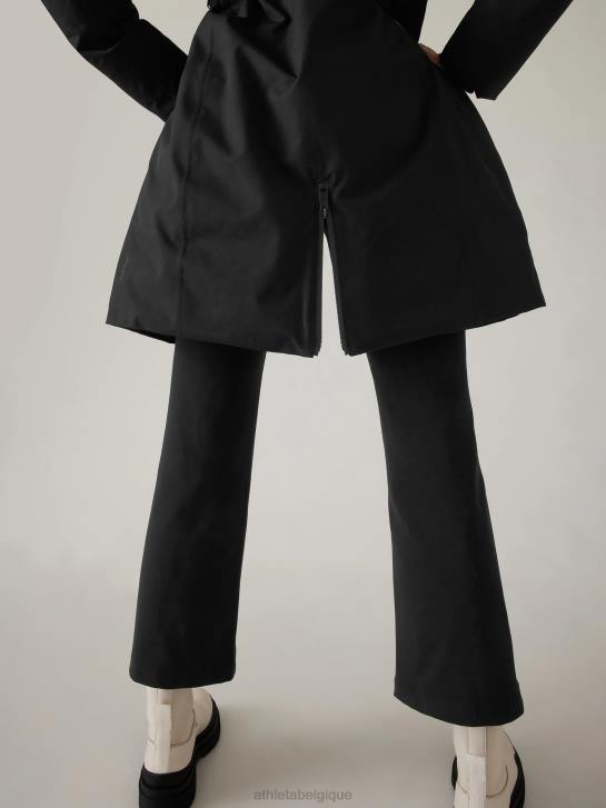 Athleta femmes parka sortant JRTZ579 vêtements noir