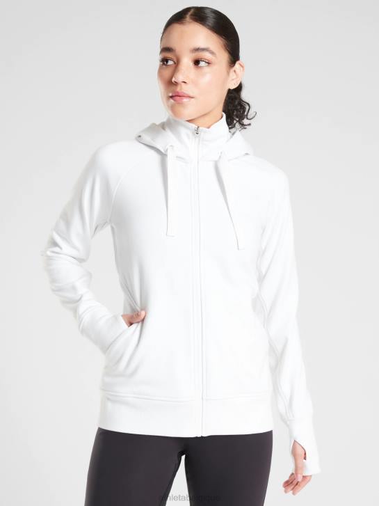Athleta femmes sweat à capuche triomphe JRTZ438 vêtements blanc