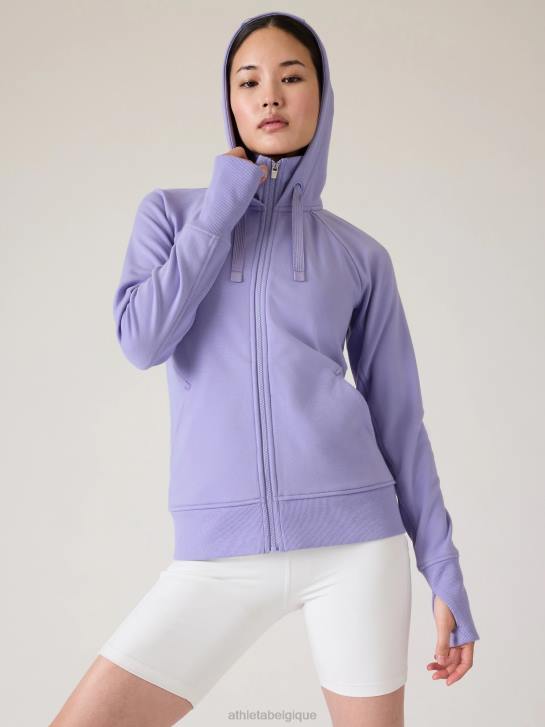 Athleta femmes sweat à capuche triomphe JRTZ495 vêtements aurore violette