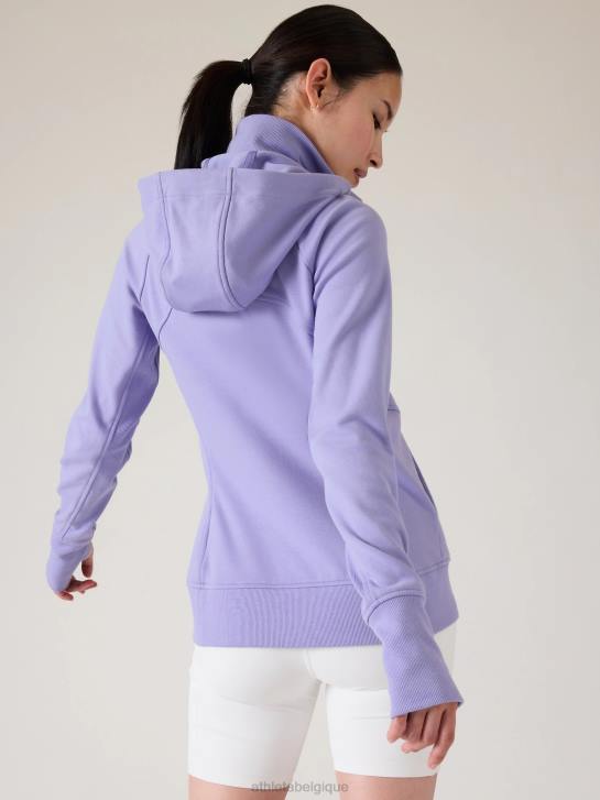 Athleta femmes sweat à capuche triomphe JRTZ495 vêtements aurore violette