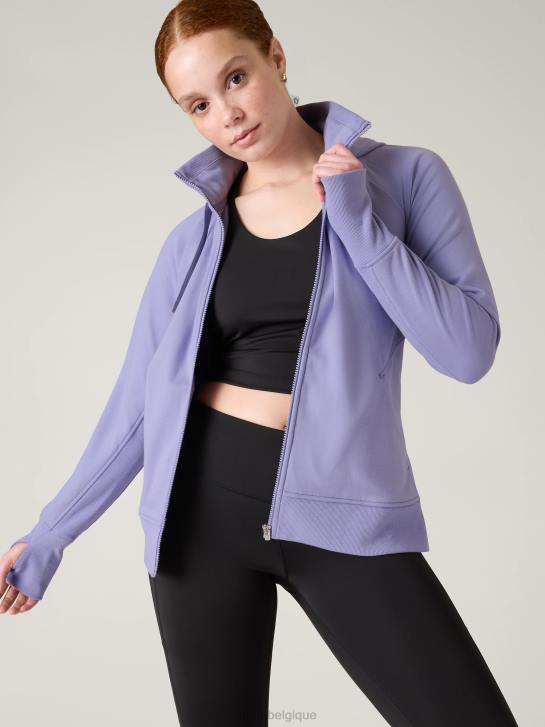 Athleta femmes sweat à capuche triomphe JRTZ495 vêtements aurore violette