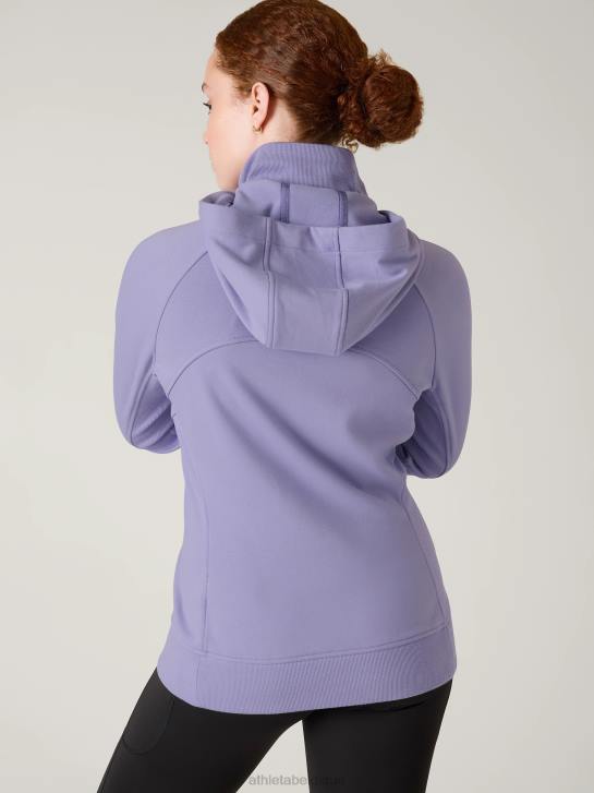 Athleta femmes sweat à capuche triomphe JRTZ495 vêtements aurore violette