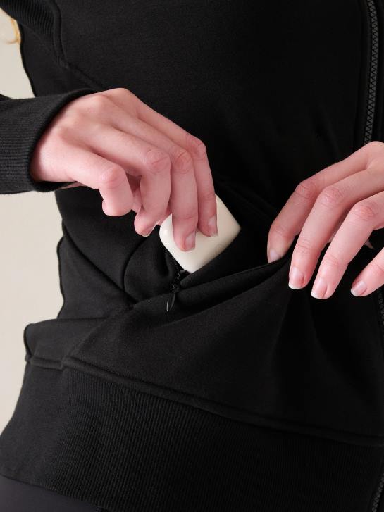 Athleta femmes sweat à capuche triomphe JRTZ564 vêtements noir