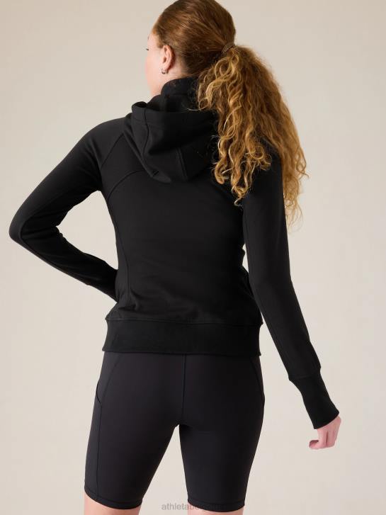 Athleta femmes sweat à capuche triomphe JRTZ564 vêtements noir