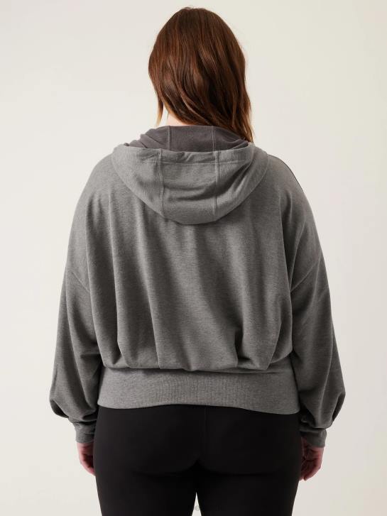 Athleta femmes sweat-shirt équilibre JRTZ389 vêtements gris moyen chiné