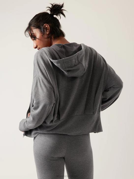 Athleta femmes sweat-shirt équilibre JRTZ389 vêtements gris moyen chiné