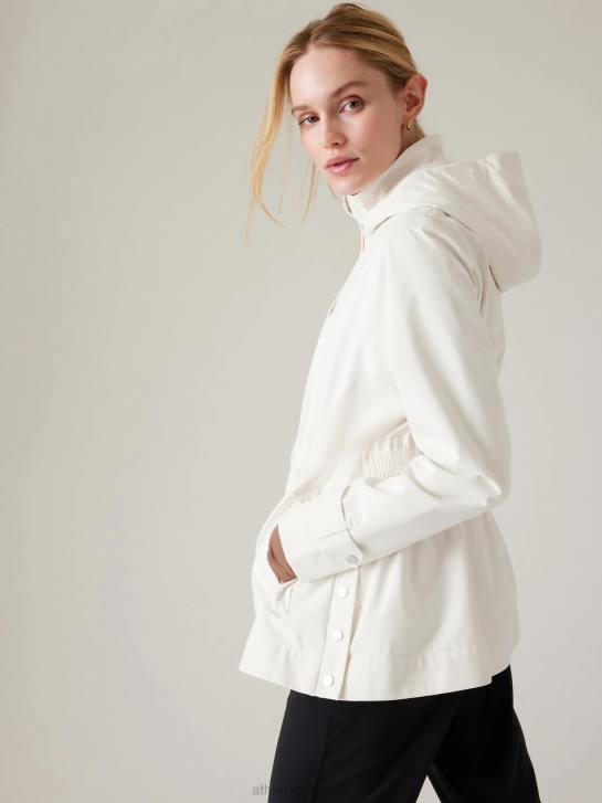 Athleta femmes trench sutro rainout JRTZ558 vêtements magnolia blanc