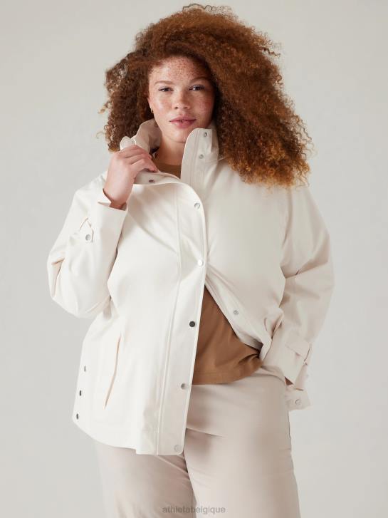 Athleta femmes trench sutro rainout JRTZ558 vêtements magnolia blanc
