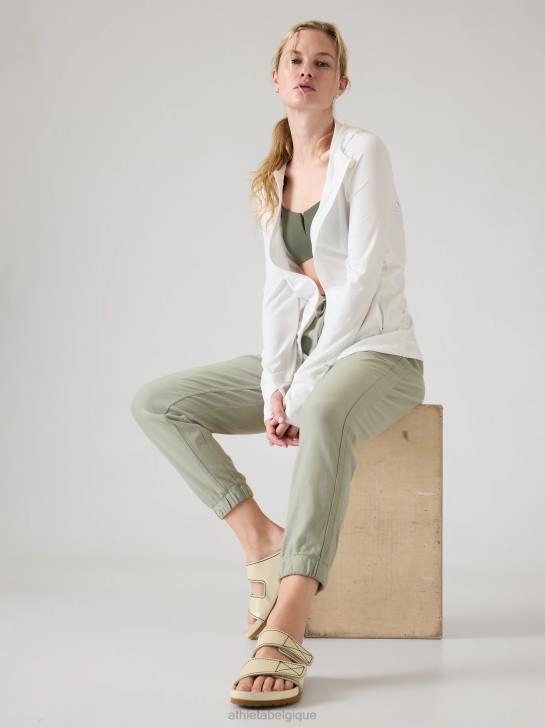 Athleta femmes veste décontractée pacifica illume upf JRTZ554 vêtements blanc brillant