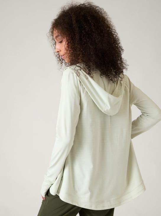 Athleta femmes veste décontractée pacifica illume upf JRTZ575 vêtements teinte céladon