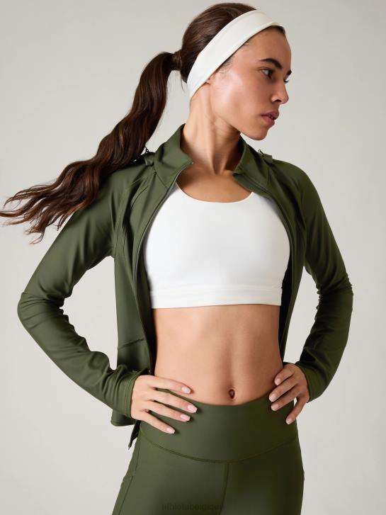 Athleta femmes veste d'intervalle JRTZ329 vêtements tremble, olive