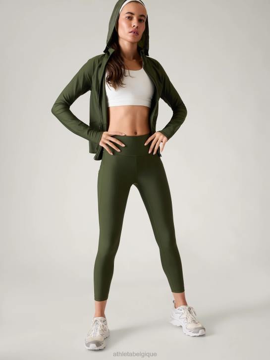 Athleta femmes veste d'intervalle JRTZ329 vêtements tremble, olive