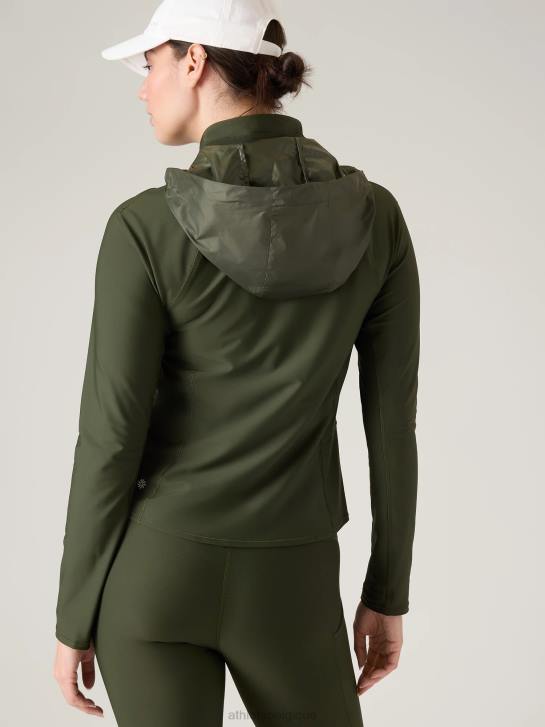 Athleta femmes veste d'intervalle JRTZ329 vêtements tremble, olive