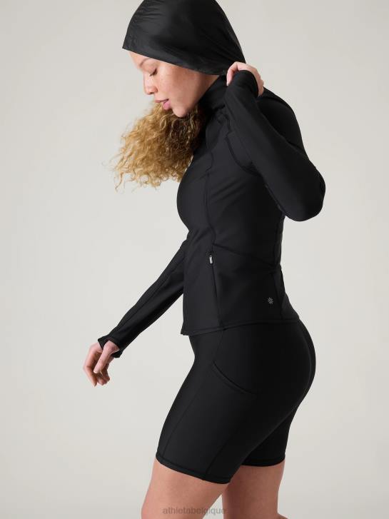 Athleta femmes veste d'intervalle JRTZ453 vêtements noir