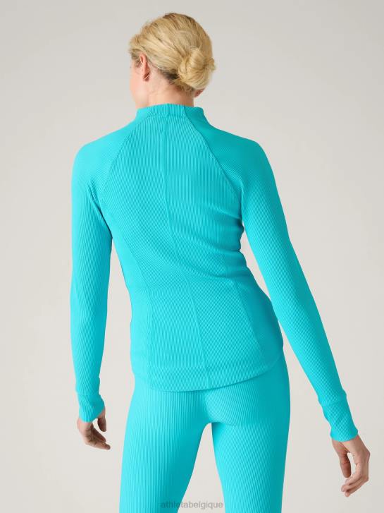 Athleta femmes veste de salutation JRTZ524 vêtements côte bleue de bora bora