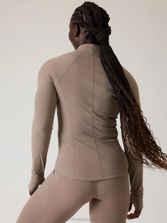 Athleta femmes veste de salutation JRTZ557 vêtements pyrite