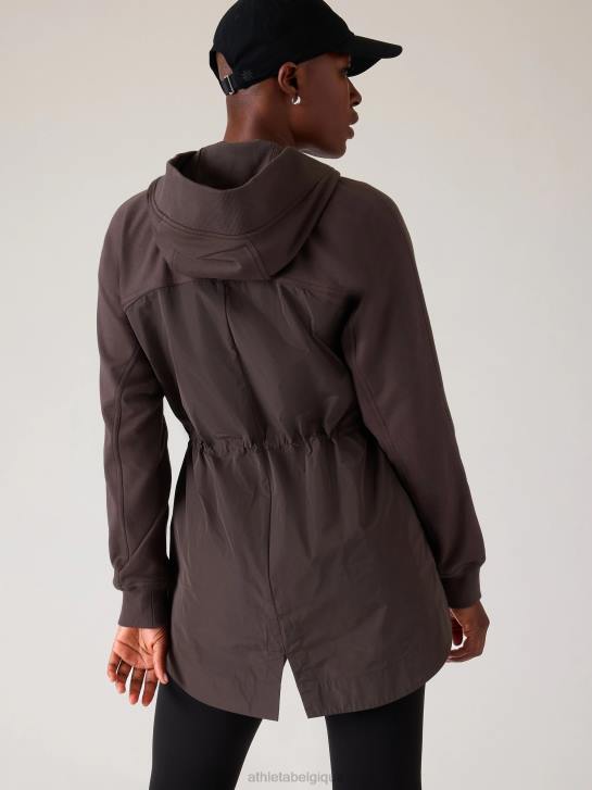 Athleta femmes veste hybride Triumph JRTZ228 vêtements schiste argileux