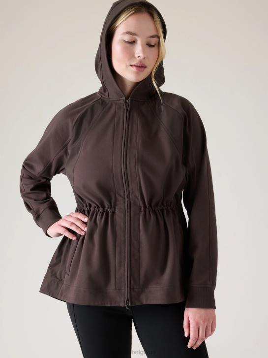 Athleta femmes veste hybride Triumph JRTZ228 vêtements schiste argileux