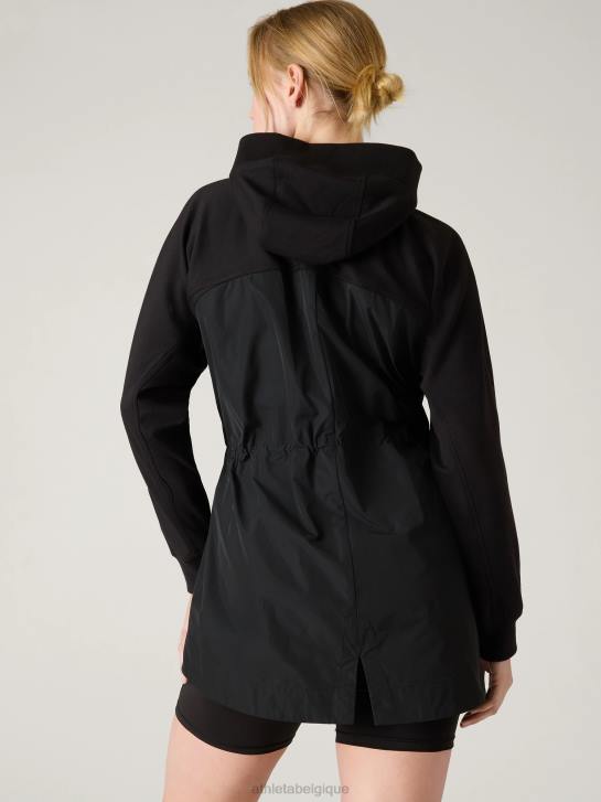 Athleta femmes veste hybride Triumph JRTZ363 vêtements noir